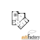 2 - комн.  квартира, 49.73 м², 1/9 эт.