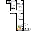 2 - комн.  квартира, 58.44 м², 2/7 эт.