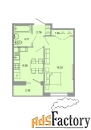 1 - комн.  квартира, 32.7 м², 16/20 эт.
