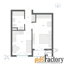1 - комн.  квартира, 36.3 м², 14/15 эт.