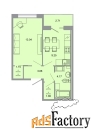 1 - комн.  квартира, 33.3 м², 15/15 эт.