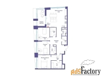 3 - комн.  квартира, 135 м², 11/12 эт.