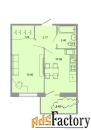1 - комн.  квартира, 35.8 м², 14/20 эт.