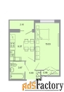 1 - комн.  квартира, 32.4 м², 17/20 эт.