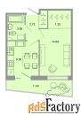 1 - комн.  квартира, 32.8 м², 15/15 эт.