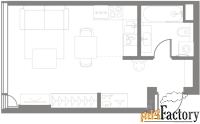 1 - комн.  квартира, 29.2 м², 7/37 эт.