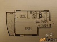 1 - комн.  квартира, 45.3 м², 5/19 эт.