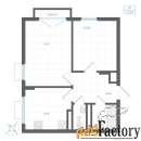 2 - комн.  квартира, 45.74 м², 4/4 эт.