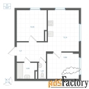 2 - комн.  квартира, 49.11 м², 1/4 эт.