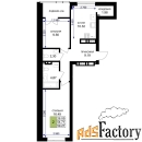 2 - комн.  квартира, 59.27 м², 6/7 эт.