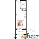 1 - комн.  квартира, 26.74 м², 5/8 эт.