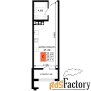 1 - комн.  квартира, 27.17 м², 6/8 эт.