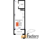 1 - комн.  квартира, 27.17 м², 7/8 эт.