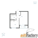 1 - комн.  квартира, 37.6 м², 10/10 эт.