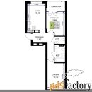 2 - комн.  квартира, 59.88 м², 3/7 эт.