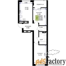 2 - комн.  квартира, 59.88 м², 4/7 эт.
