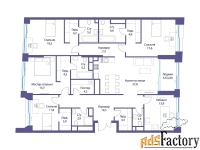 5 - комн.  квартира, 182.7 м², 11/16 эт.