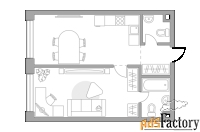 1 - комн.  квартира, 48.83 м², 3/39 эт.