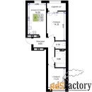 2 - комн.  квартира, 61.59 м², 4/7 эт.