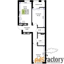 2 - комн.  квартира, 62.53 м², 4/7 эт.