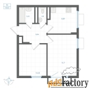 2 - комн.  квартира, 45.62 м², 2/4 эт.
