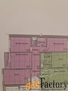 3 - комн.  квартира, 67.1 м², 2/13 эт.