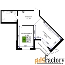 1 - комн.  квартира, 55.8 м², 1/12 эт.