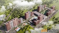 2 - комн.  квартира, 52.5 м², 12/16 эт.
