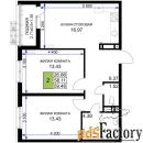 2 - комн.  квартира, 59.46 м², 4/18 эт.