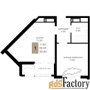 1 - комн.  квартира, 38.9 м², 15/23 эт.