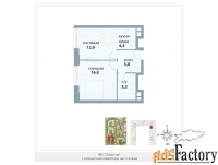 1 - комн.  квартира, 44.4 м², 10/28 эт.