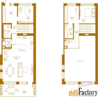 3 - комн.  квартира, 95.3 м², 1/8 эт.
