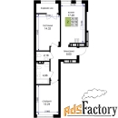 2 - комн.  квартира, 63.39 м², 2/7 эт.