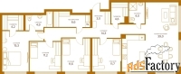 4 - комн.  квартира, 130.4 м², 8/13 эт.