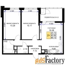2 - комн.  квартира, 64.15 м², 16/16 эт.