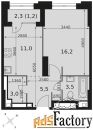 свободного назначения, 2.5 м²