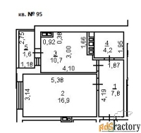 1 - комн.  квартира, 41 м², 5/10 эт.