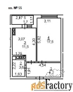 1 - комн.  квартира, 42.5 м², 10/10 эт.