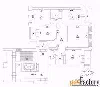 4 - комн.  квартира, 145.7 м², 3/9 эт.