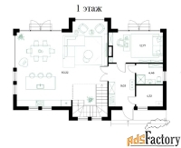 коттедж 180 м² на участке 6 сот.
