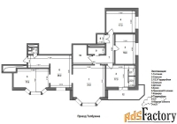 4 - комн.  квартира, 151.2 м², 5/16 эт.