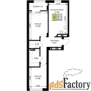 2 - комн.  квартира, 62.64 м², 7/7 эт.