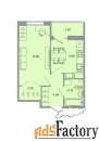 1 - комн.  квартира, 34.8 м², 15/15 эт.