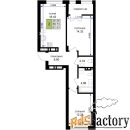 2 - комн.  квартира, 62.53 м², 5/7 эт.