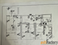 2 - комн.  квартира, 44.2 м², 1/3 эт.