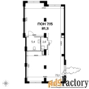 свободного назначения, 52.8 м²