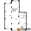 свободного назначения, 107.6 м²