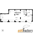 свободного назначения, 65.2 м²