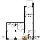 свободного назначения, 69.9 м²