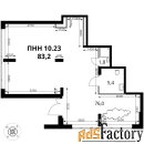 свободного назначения, 83.2 м²